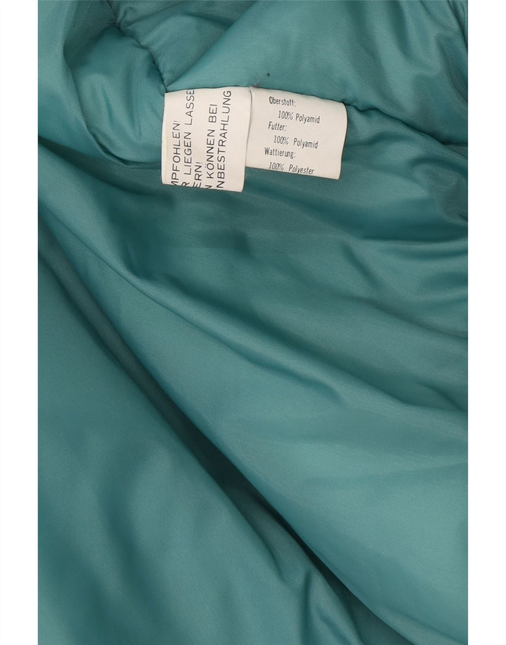 Vintage Ανδρικό γραφικό μπουφάν σκι IT 54 2XL μπλε χρώματος πολυαμίδιο