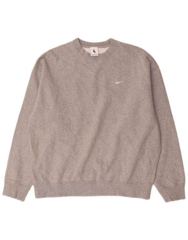 Ανδρικό φούτερ Nike Jumper, μεγάλο γκρι βαμβακερό