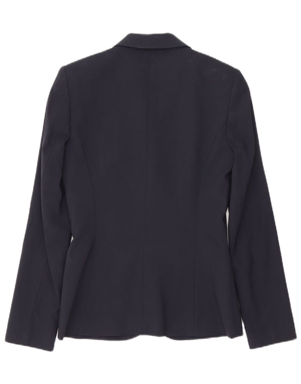 Hugo Boss Γυναικείο σακάκι με 2 κουμπιά UK 6 XS Navy Blue Virgin Wool