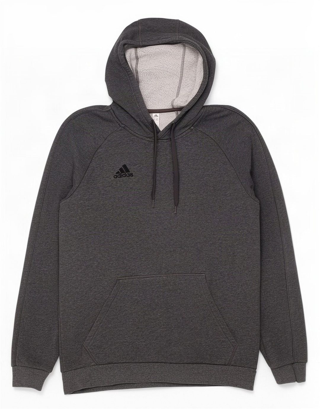 Ανδρικό φούτερ Adidas, μεσαίο γκρι βαμβακερό