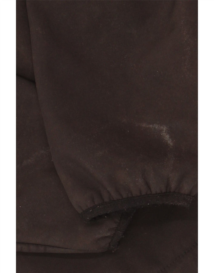 NAUTICA Ανδρική κουκούλα με φερμουάρ, μεσαίο μαύρο πολυεστέρας