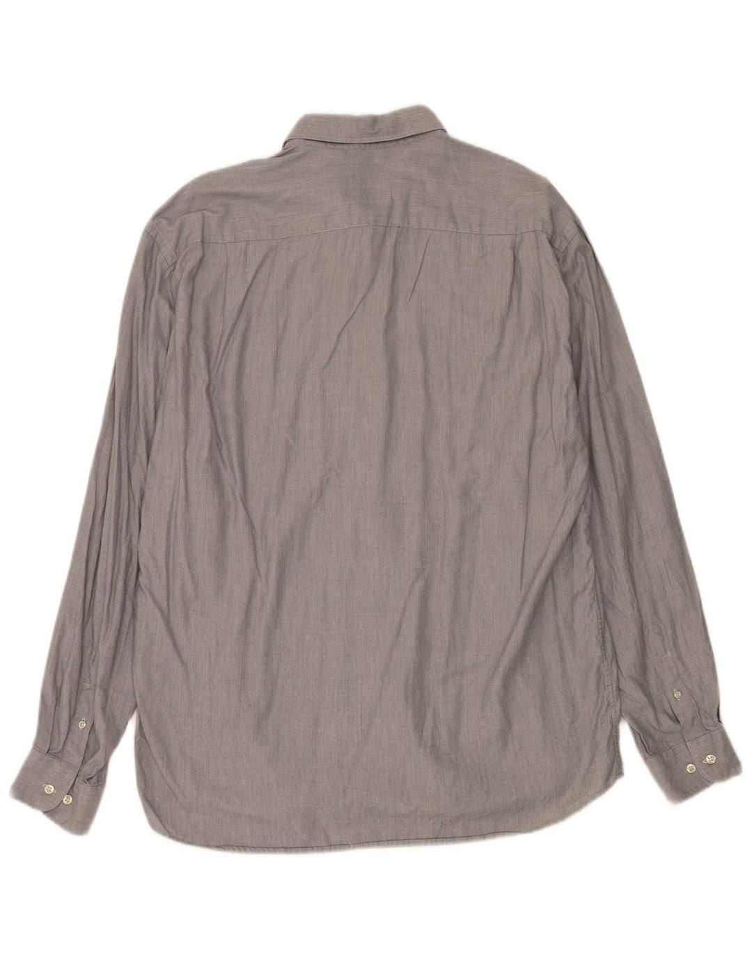 Ανδρικό πουκάμισο Massimo Dutti 44 XL Γκρι βαμβακερό