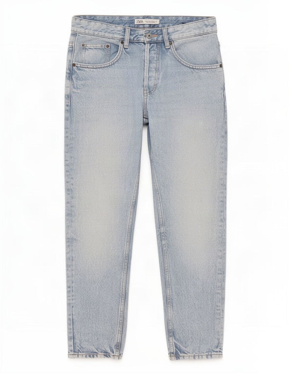 Zara Ανδρικό Slim Cropped Jeans EU 40 Medium W31 L26 Blue