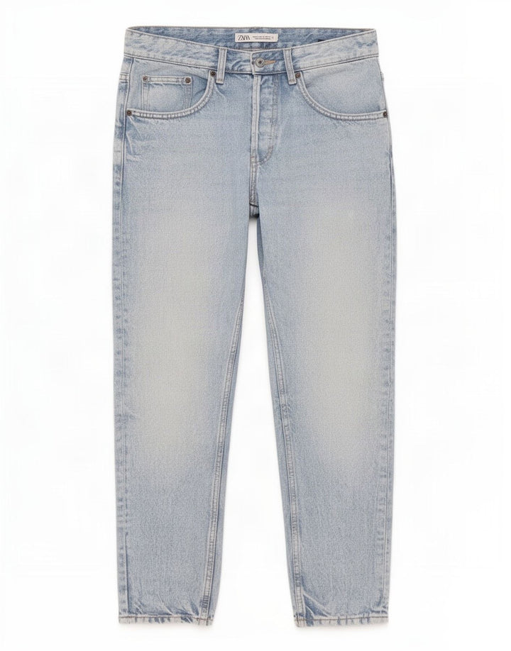 Zara Ανδρικό Slim Cropped Jeans EU 40 Medium W31 L26 Blue