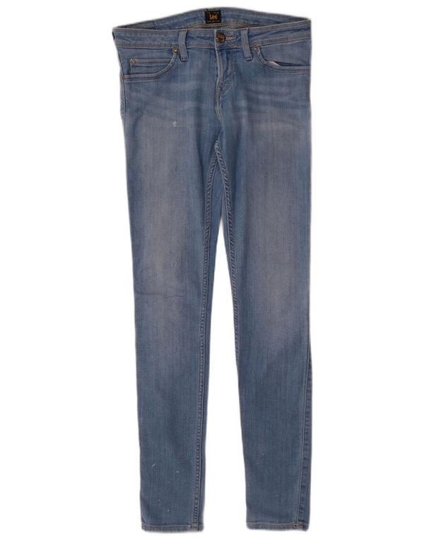 Lee Womens Toxey Skinny Jeans W28 L31 Blue Cotton