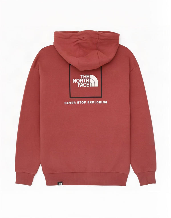 The North Face Γυναικείο Γραφικό Hoodie Jumper UK 14 Medium Maroon Βαμβάκι