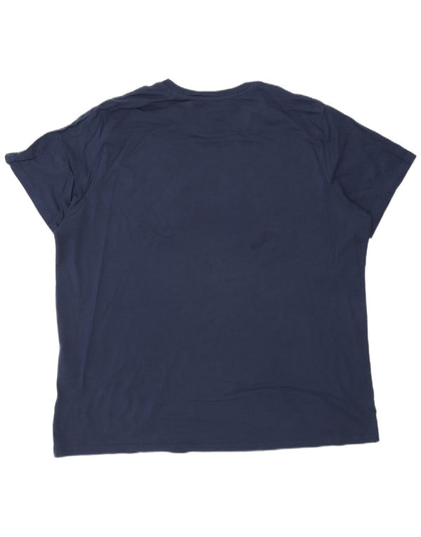 Ανδρικό γραφικό T-Shirt Levi's Top 2XL Navy Blue Cotton