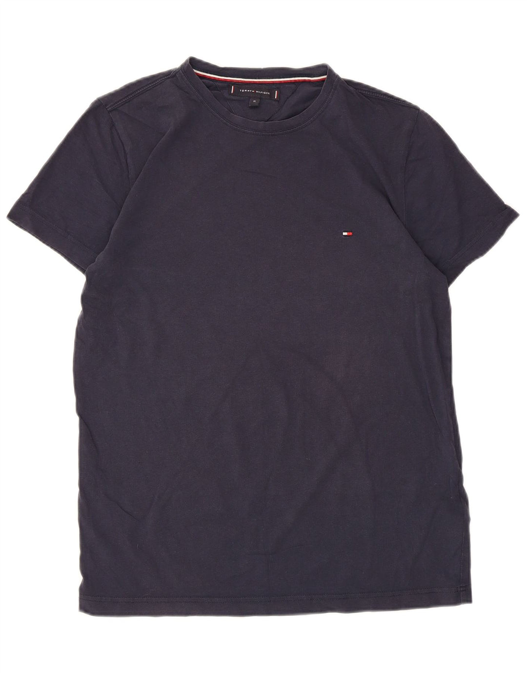 Ανδρικό T-Shirt Tommy Hilfiger Τοπ μεσαίου μπλε βαμβακερό
