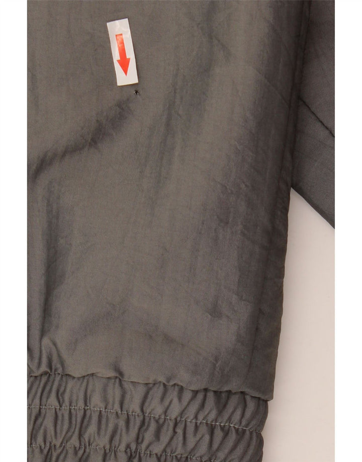 Vintage Ανδρικό Sherpa Bomber Jacket UK 40 Large Grey
