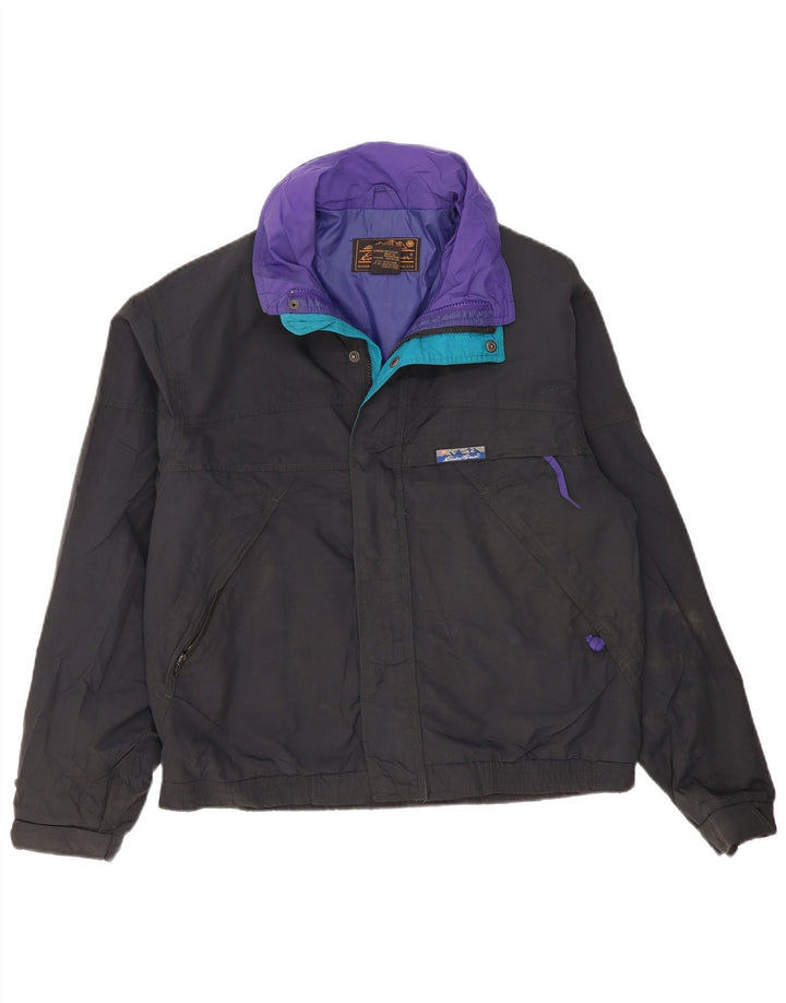 Eddie Bauer Ανδρικό τζάκετ αντιανεμικό UK 36 Small Black Nylon