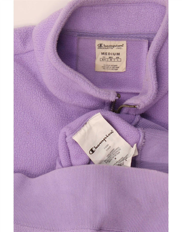 Champion Ανδρικό φερμουάρ Fleece Jumper Medium Purple Polyester