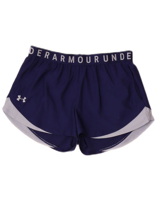 Under Armour Γυναικεία γραφικά αθλητικά σορτς UK 14 Medium Blue Sports