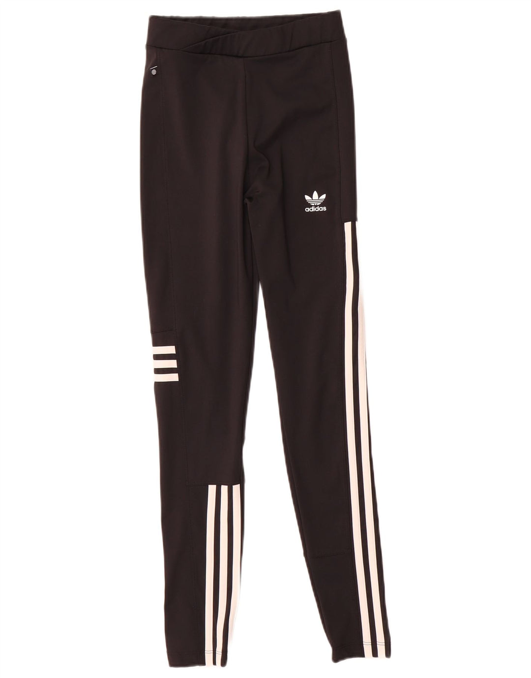 Adidas Γυναικείο Κολάν UK 4/6 XS Μαύρο Πολυεστέρας