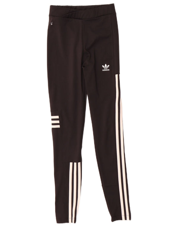 Adidas Γυναικείο Κολάν UK 4/6 XS Μαύρο Πολυεστέρας