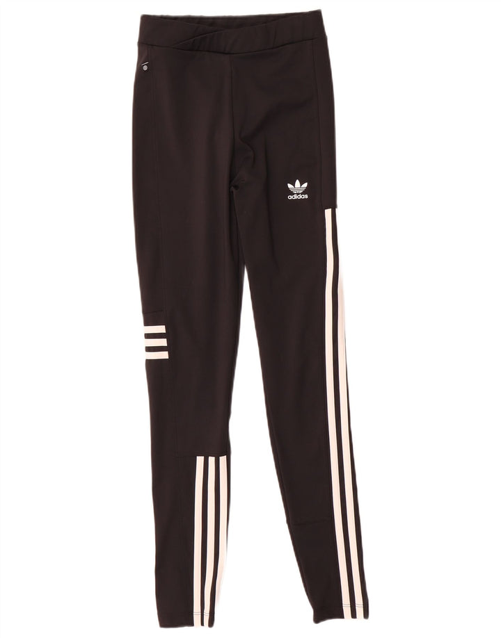 Adidas Γυναικείο Κολάν UK 4/6 XS Μαύρο Πολυεστέρας
