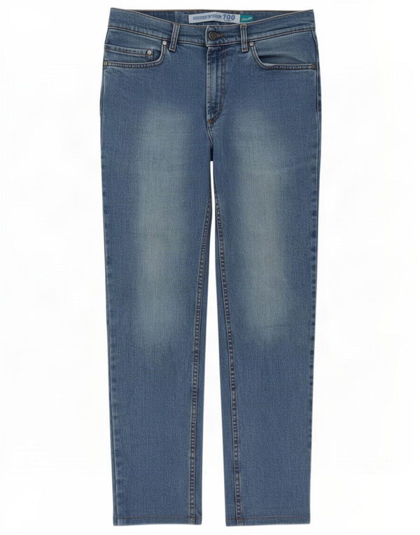 Carrera Mens 700 Regular Straight Jeans W31 L30 Μπλε Βαμβακερό