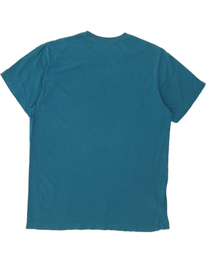 EDDIE BAUER Mens T-Shirt Top Large Blue Cotton Vintage Eddie Bauer and Second-Hand Eddie Bauer from Messina Hembry 