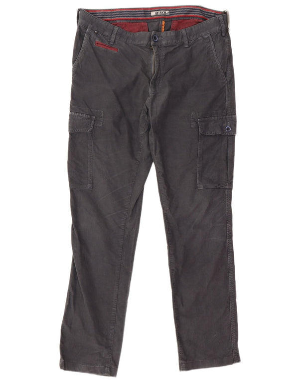 AT.P.CO Ανδρικό Slim Cargo Παντελόνι IT 50 Large W34 L30 Navy Blue Cotton