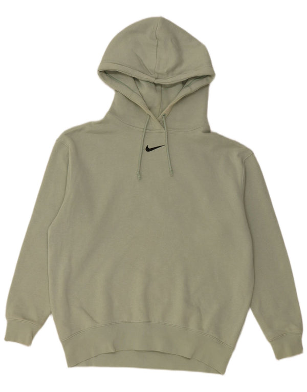 Nike Ανδρικό Hoodie Jumper XS Χακί Βαμβακερό