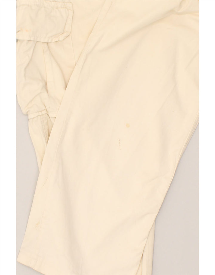 ROY ROGERS Mens Straight Cargo Trousers W34 L31 Beige Cotton | Vintage Roy Rogers | Thrift | Second-Hand Roy Rogers | Used Clothing | Messina Hembry 