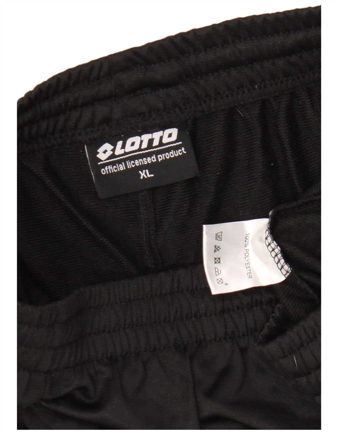 Ανδρική φόρμα Lotto Παντελόνι Joggers XL Μαύρο Πολυεστέρα