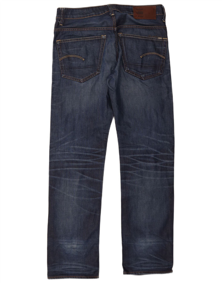 Ανδρικό τζιν ίσιο G-Star W34 L34 Navy Blue Cotton