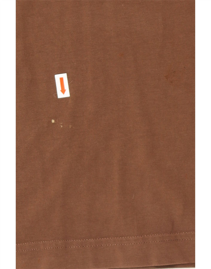 Ανδρικό γραφικό μπλουζάκι PUMA Top Large καφέ