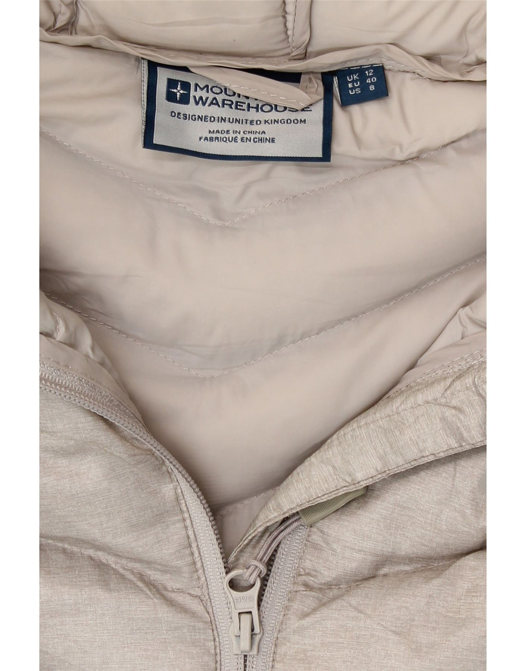 Mountain Warehouse Γυναικείο μπουφάν με κουκούλα UK 12 Medium Beige Polyester
