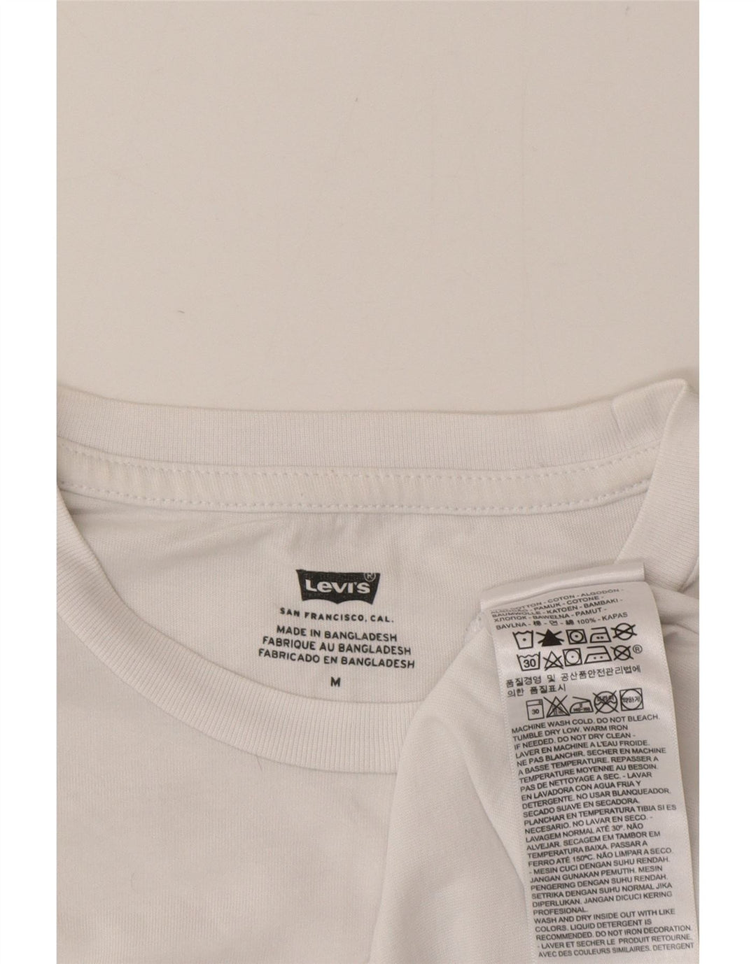 Ανδρικό γραφικό T-Shirt Levi's Top Μεσαίο λευκό βαμβακερό