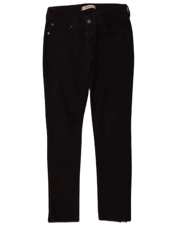 LEVI'S Γυναικείο 571 Slim Jeans W28 L28 Μαύρο