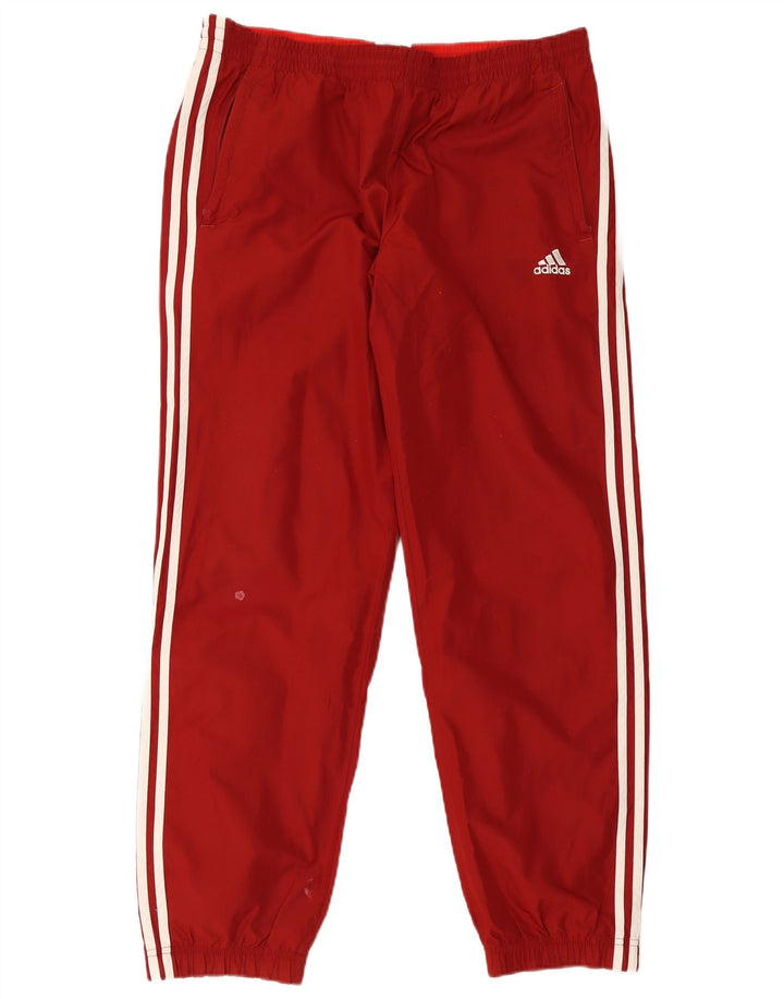 Ανδρική φόρμα Adidas Παντελόνι Joggers Μεσαίο κόκκινο πολυεστέρα