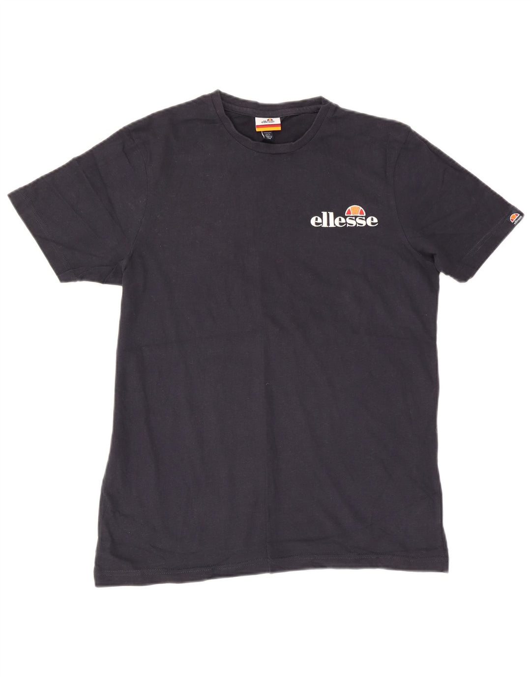 Ellesse Ανδρικό γραφικό T-Shirt Top Large Navy Blue από βαμβάκι