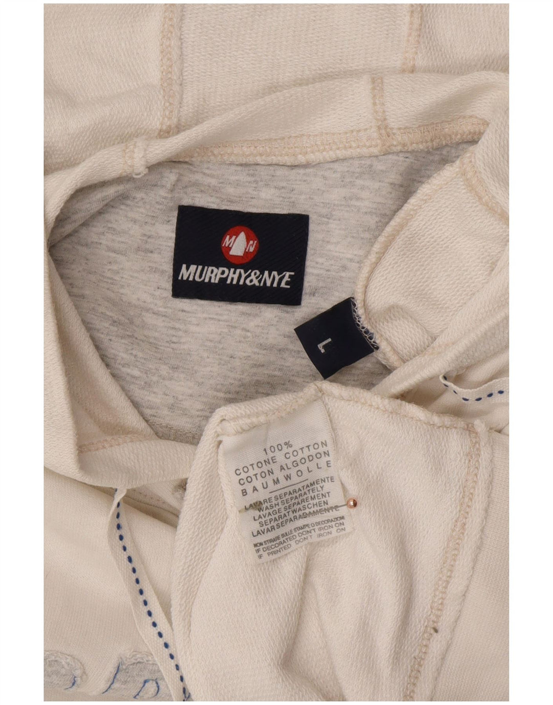 MURPHY & NYE Ανδρικό γιλέκο με κουκούλα γραφικό μεγάλο βαμβακερό