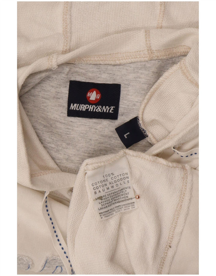 MURPHY & NYE Ανδρικό γιλέκο με κουκούλα γραφικό μεγάλο βαμβακερό