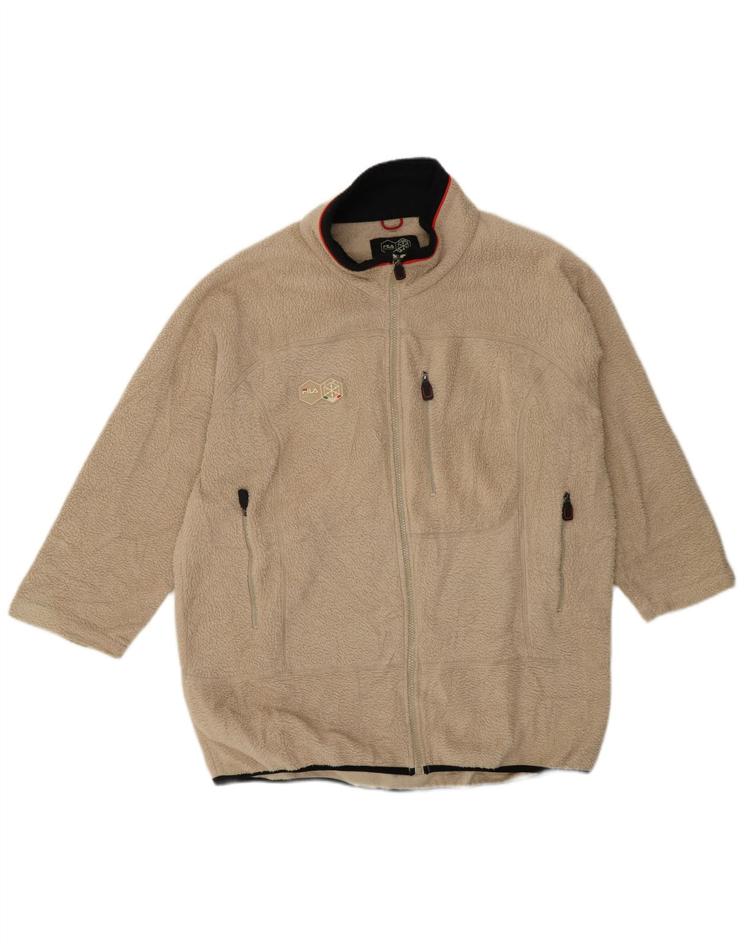 Fila Ανδρικό Fleece Jacket UK 40 Large Beige
