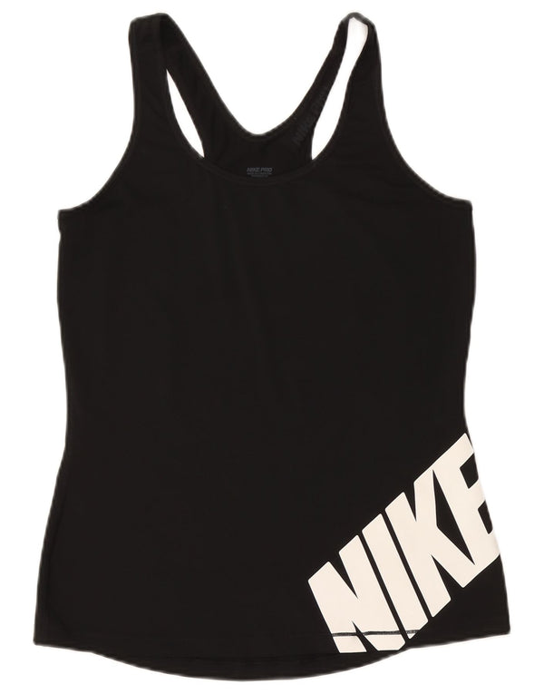 Γυναικείο γιλέκο γραφικών Nike Dri Fit Top UK 14 Large Black