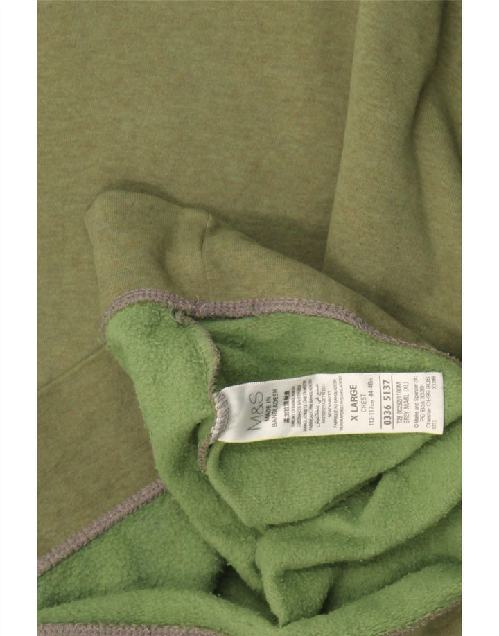 Ανδρική φούτερ Marks & Spencer Jumper XL Khaki Cotton