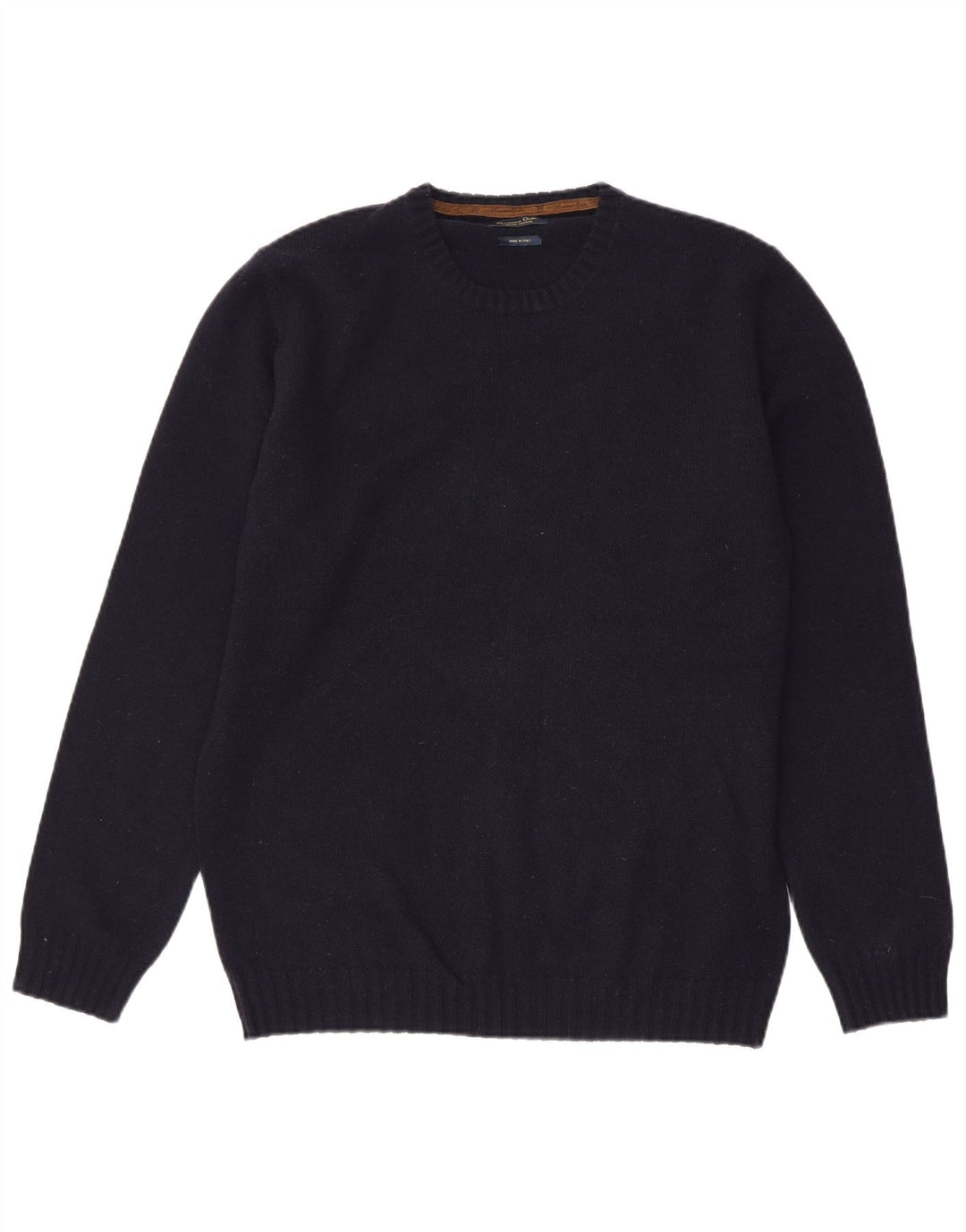 Ανδρικό πουλόβερ Massimo Dutti Crew Neck Jumper XL Navy Blue
