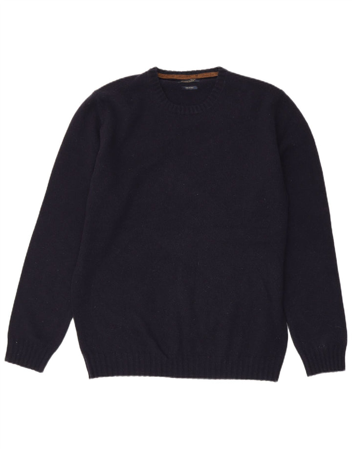 Ανδρικό πουλόβερ Massimo Dutti Crew Neck Jumper XL Navy Blue