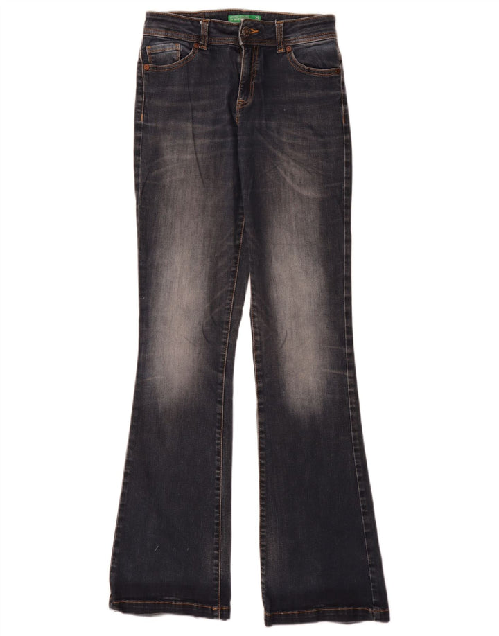 Γυναικεία Benetton Flared Jeans W25 L33 Blue