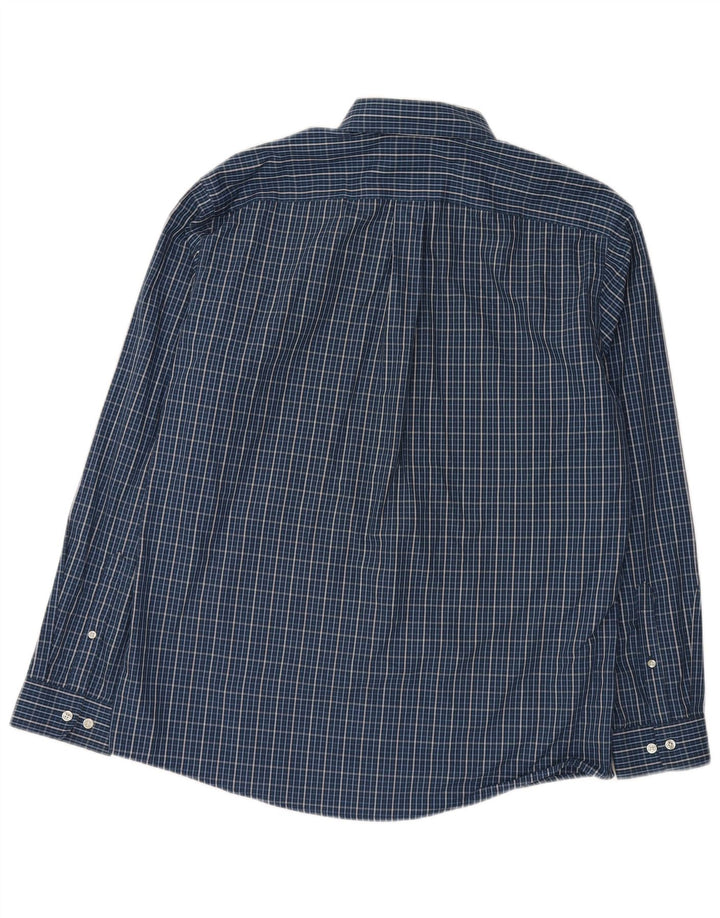 Eddie Bauer Ανδρικό πουκάμισο Classic Fit Large Blue Check Cotton
