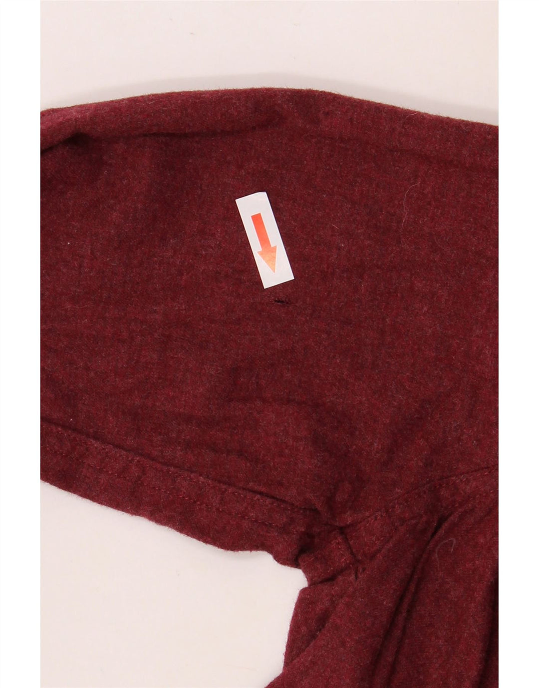 EDDIE BAUER Γυναικείο υπερμεγέθη πουκάμισο UK 10 Small Maroon βαμβάκι