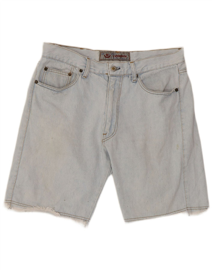 EVIDENCE Ανδρικό τζιν σορτς W32 Medium Blue