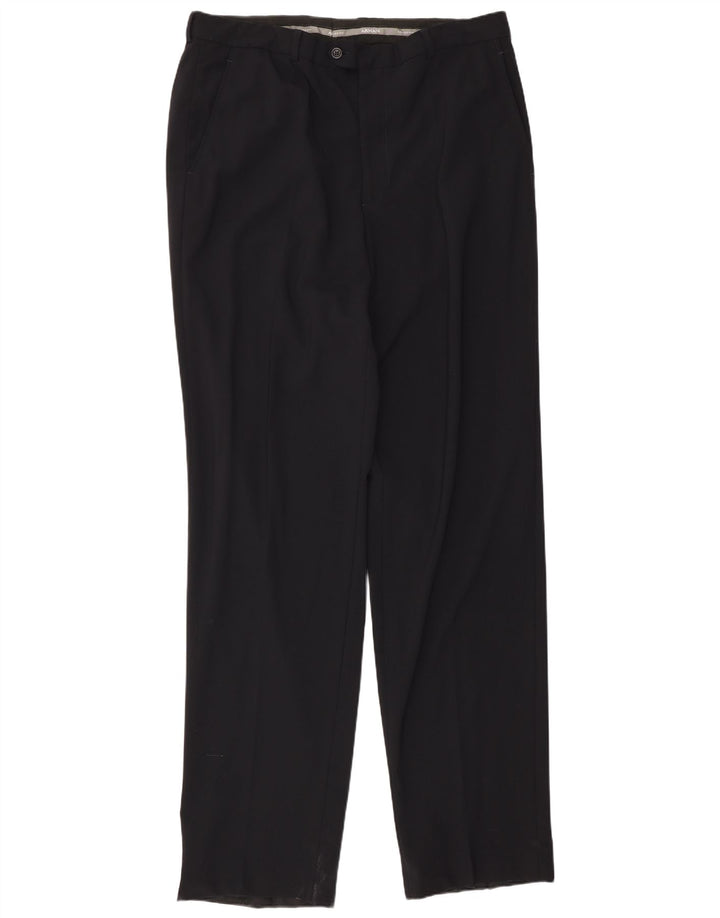 Armani Ανδρικό ίσιο παντελόνι W34 L36 Μαύρο