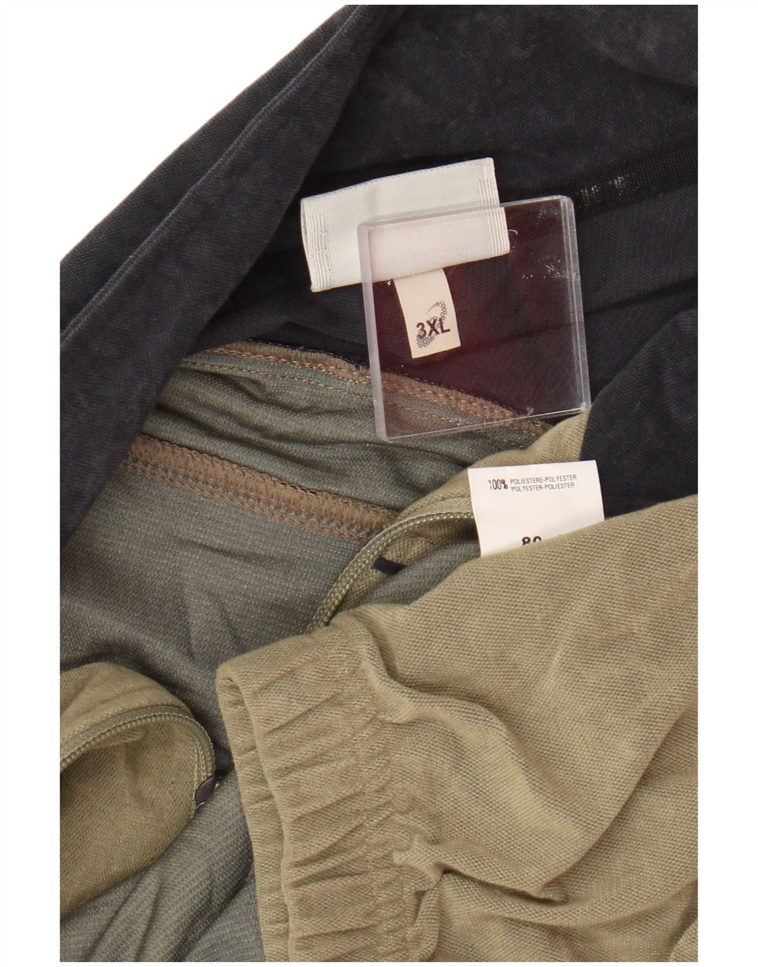 Ανδρική φόρμα Asics Top Jacket 3XL Khaki Colorblock Polyester