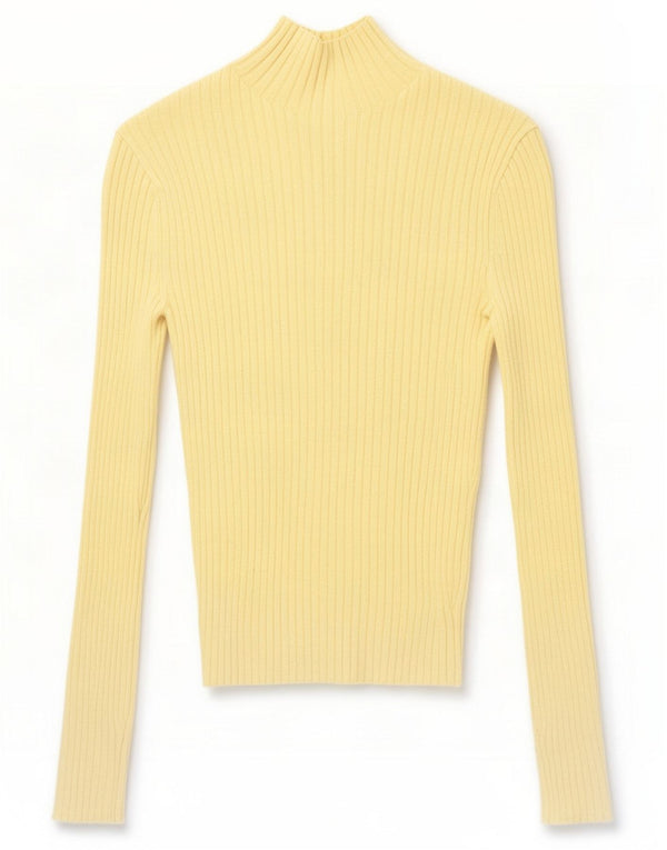 Zara Womens Crop Top Long Small UK 8 Small Yellow Viscose