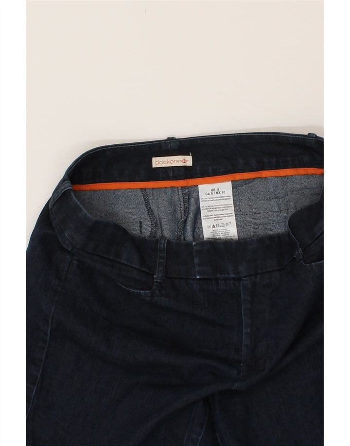 DOCKERS Womens Denim Shorts US 8 Medium W32  Navy Blue Cotton Vintage Dockers and Second-Hand Dockers from Messina Hembry 