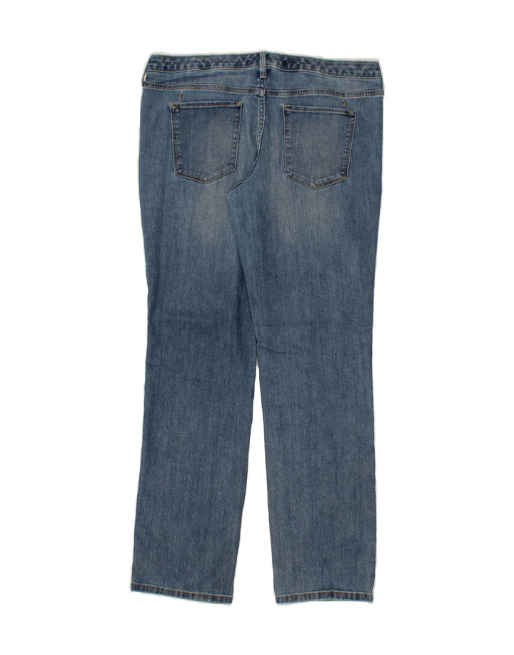 MOSSIMO Womens Stretch Mid Rise Straight Jeans US 12 Large W31 L31 Blue Vintage Mossimo and Second-Hand Mossimo from Messina Hembry 