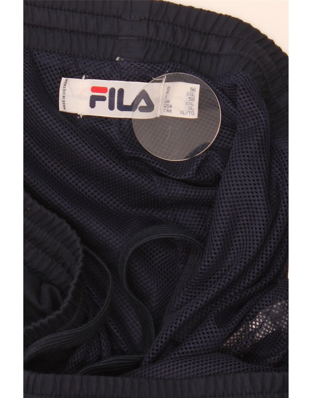 Ανδρική αθλητική φόρμα Fila Παντελόνι 2XL Navy Blue Colourblock