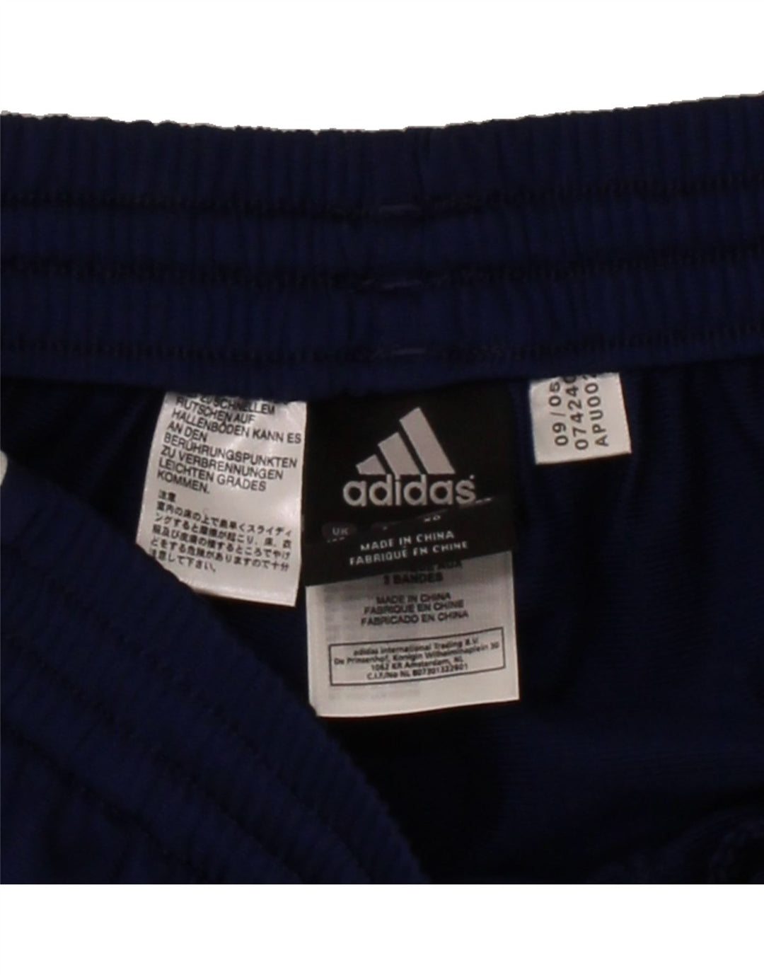 ADIDAS Mens Tracksuit Trousers Medium Blue Polyester Vintage Adidas and Second-Hand Adidas from Messina Hembry 